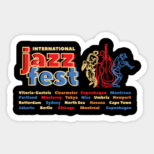 International jazz festival Sticker